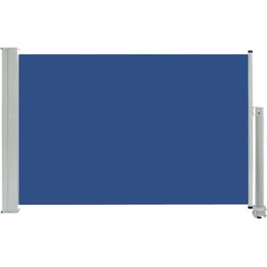 vidaXL Tuinscherm uittrekbaar 60x300 cm blauw - blauw 48356