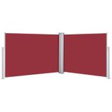 VidaXL-Windscherm-uittrekbaar-120x1000-cm-rood