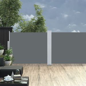 vidaXL Windscherm uittrekbaar 140x1000 cm antraciet