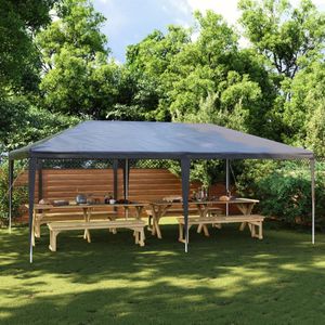 vidaXL - Partytent - professioneel - 90 - g/m² - 4x6 - m - antraciet