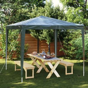 vidaXL - Partytent - professioneel - 90 - g/m² - 2,5x2,5 - m - groen