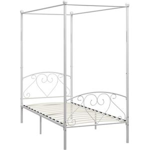 vidaXL Bedframe Wit 90 x 200 cm