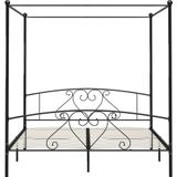 vidaXL Bedframe Zwart 180 x 200 cm