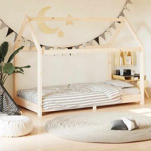 vidaXL Kinderbedframe massief grenenhout 70x140 cm