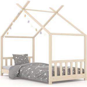 vidaXL Kinderbedframe massief grenenhout 70x140 cm