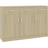 VidaXL-Dressoir-110x30x75-cm-spaanplaat-sonoma-eikenkleurig