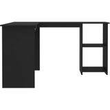 vidaXL-Hoekbureau-L-vormig-120x140x75-cm-bewerkt-hout-zwart