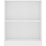 VidaXL Boekenkast 60x24x74,5 cm - Bewerkt Hout Wit