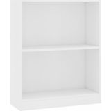 VidaXL Boekenkast 60x24x74,5 cm - Bewerkt Hout Wit