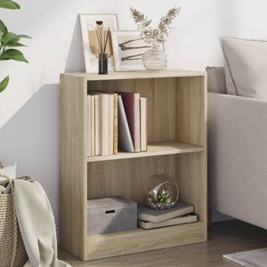 Vidaxl - Bücherregal Sonoma-Eiche 60x24x76 cm Holzwerkstoff