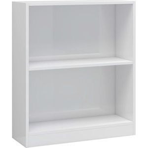 Vidaxl - Bücherregal Hochglanz-Weiß 60x24x76 cm Holzwerkstoff