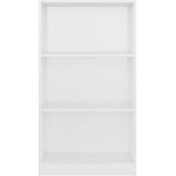 vidaXL-Boekenkast-3-schappen-60x24x109-cm-bewerkt-hout-hoogglans-wit