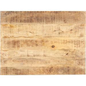 vidaXL Tischplatte Massivholz Mango 15-16 mm 90x70 cm