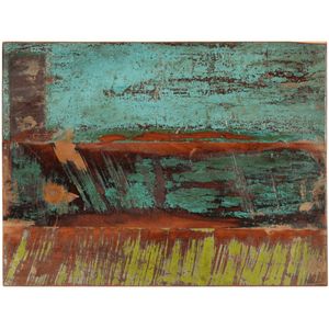 vidaXL Tafelblad rechthoekig 25-27 mm 60x80 cm massief gerecycled hout