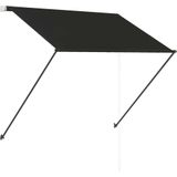 Einziehbare Markise mit led 150×150 cm Anthrazit Vidaxl