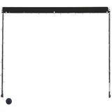 Einziehbare Markise mit led 150×150 cm Anthrazit Vidaxl