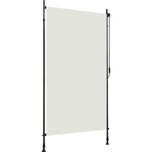 vidaXL Außenrollo 120 x 270 cm Creme