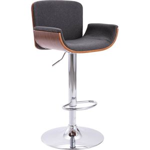 vidaXL Barhocker Grau Stoff