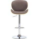 Barhocker Taupe Stoff Vidaxl