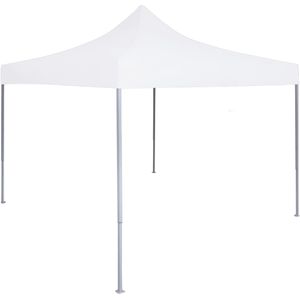VidaXL Professionele Inklapbare Partytent 2x2m Staal Wit