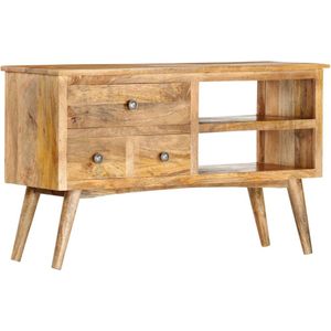 VidaXL Dressoir 102x35x61 cm Massief Mangohout