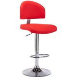 vidaXL Barhocker 2 Stk. Rot Kunstleder
