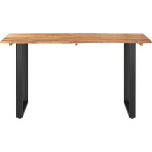 VidaXL Eettafel 140x70x76 cm Massief Acaciahout