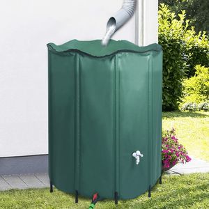 VidaXL Inklapbare Regenton met Tap - 1000L