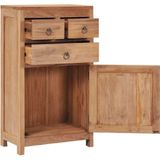 vidaXL Sideboard 50x30x90 cm Massivholz Teak