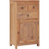 vidaXL - Dressoir - 50x30x90 - cm - massief - teakhout