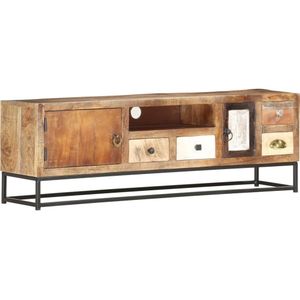 vidaXL TV-Schrank 120x30x40 cm Altholz Massiv