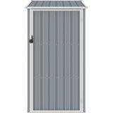 vidaXL Gerätehaus Grau 87x98x159 cm Verzinkter Stahl