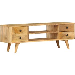 vidaXL TV-Schrank 110 x 35 x 40 cm Massivholz Mango