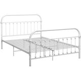 VidaXL Bedframe Wit 120 X 200 cm