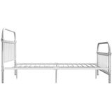 VidaXL Bedframe Metaal Wit 160x200 cm