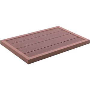 vidaXL Vloerelement - Bruin - Hout-Kunststof-Composiet - Antislip