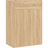 VidaXL Schoenenkast 60x35x84 cm - Bewerkt Hout - Sonoma Eikenkleurig