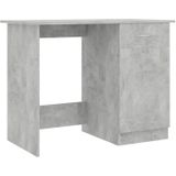 VidaXL-Bureau-100x50x76-cm-bewerkt-hout-betongrijs