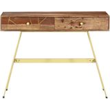 Vidaxl - Schreibtisch mit Schubladen 100x55x75 cm Massivholz Palisander
