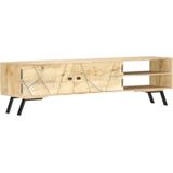 VidaXL TV-meubel 140x30x40 cm - Massief Mangohout