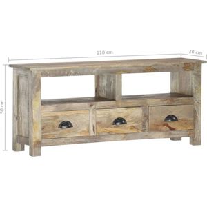 vidaXL-Tv-meubel-110x30x50-cm-massief-mangohout