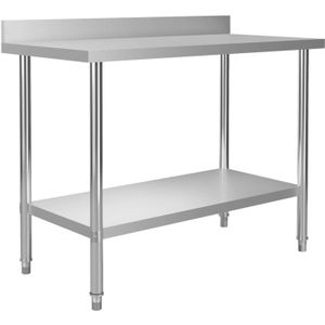 VidaXL-Keukenwerktafel-met-spatscherm-120x60x93-cm-roestvrij-staal