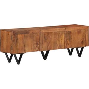 VidaXL TV-meubel 140x30x46 cm - Massief Mangohout