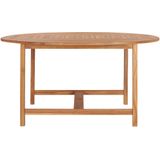 VidaXL Tuintafel 150x76 cm - Massief Teakhout