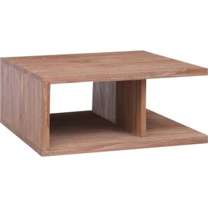 VidaXL Salontafel 70x70x30 cm - Massief Teakhout