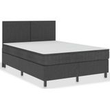 vidaXL - Boxspringframe - Grijs - Stof - 140x200 cm