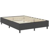 vidaXL - Boxspringframe - Grijs - Stof - 140x200 cm