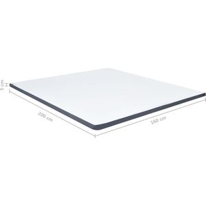 vidaXL Boxspringbett-Matratzenauflage 200 x 160 x 5 cm