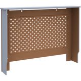 vidaXL Radiatorombouw 112x19x81,5 cm MDF antraciet