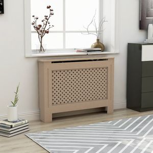 vidaXL Radiatorombouw 112x19x81 cm MDF